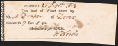 1813 MEASURERS FEE OF 6 1/4 CE