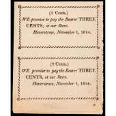 1814 WAR OF 1812 UNIQUE UNCUT