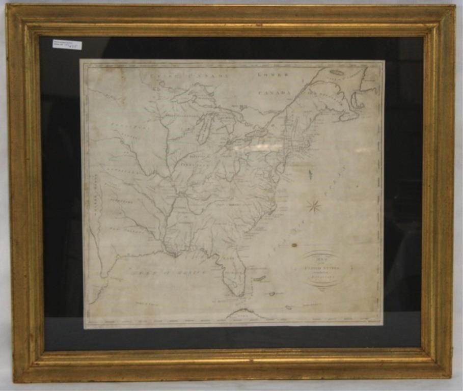 1815 MAP OF THE UNITED STATES,