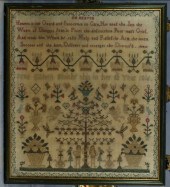 1816 Adam and Eve needlework s