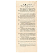 1816 BROADSIDE: ... ACT FOR TH