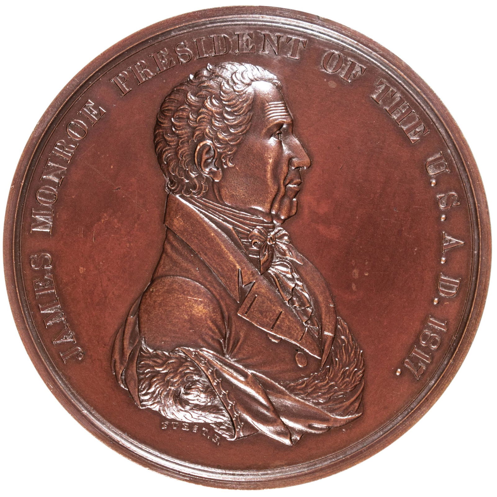 1817 JAMES MONROE INDIAN PEACE