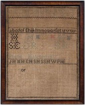1817 New York Quaker sampler,