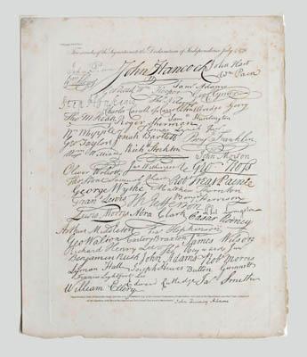 1819 Declaration of Independence
