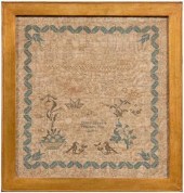 1819 New Jersey sampler, upper
