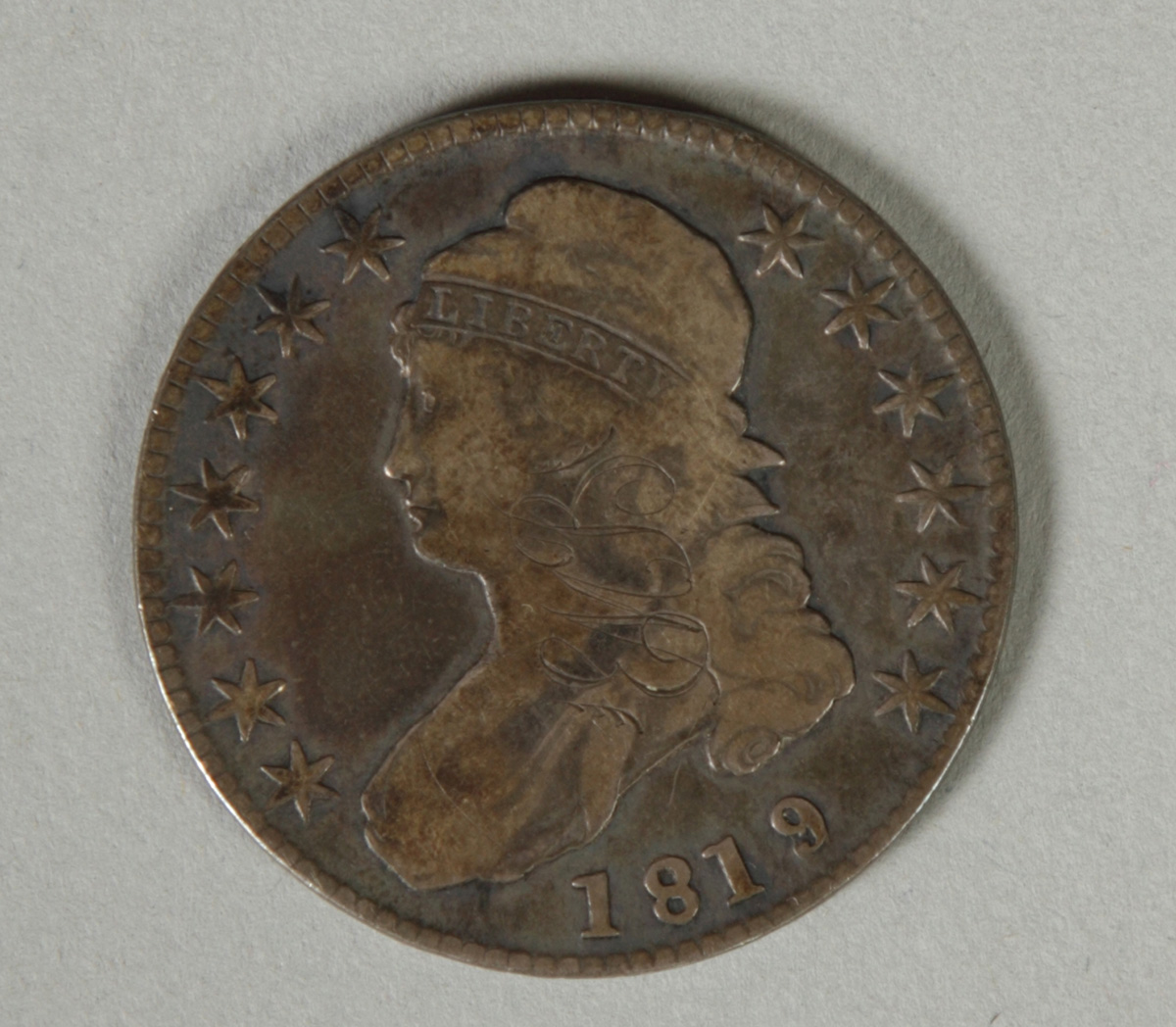 1819 Silver 50 Cent Piece Dia. 1