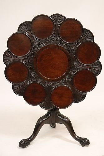 18/19C GEORGIAN STYLE TILT TOP