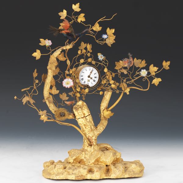 18/19TH CENTURY GILT WOOD FUSEE