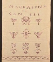 1821 PENNSYLVANIA CROSS STITCH