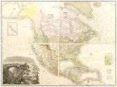 1822 Tanner map, North America