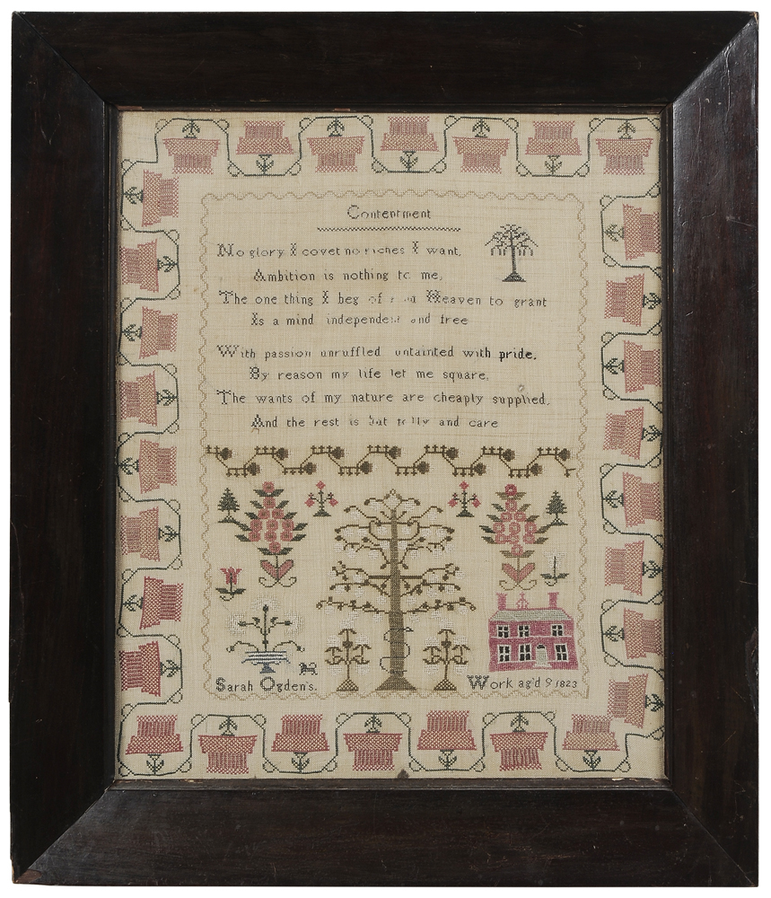 1823 Verse Needlework probably