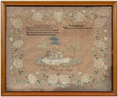 1825 mill and verse sampler, m