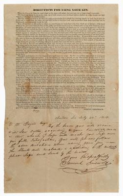 1826 Samuel Griswold autograph