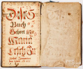 1827 GERMAN BIBLE WITH WATER C