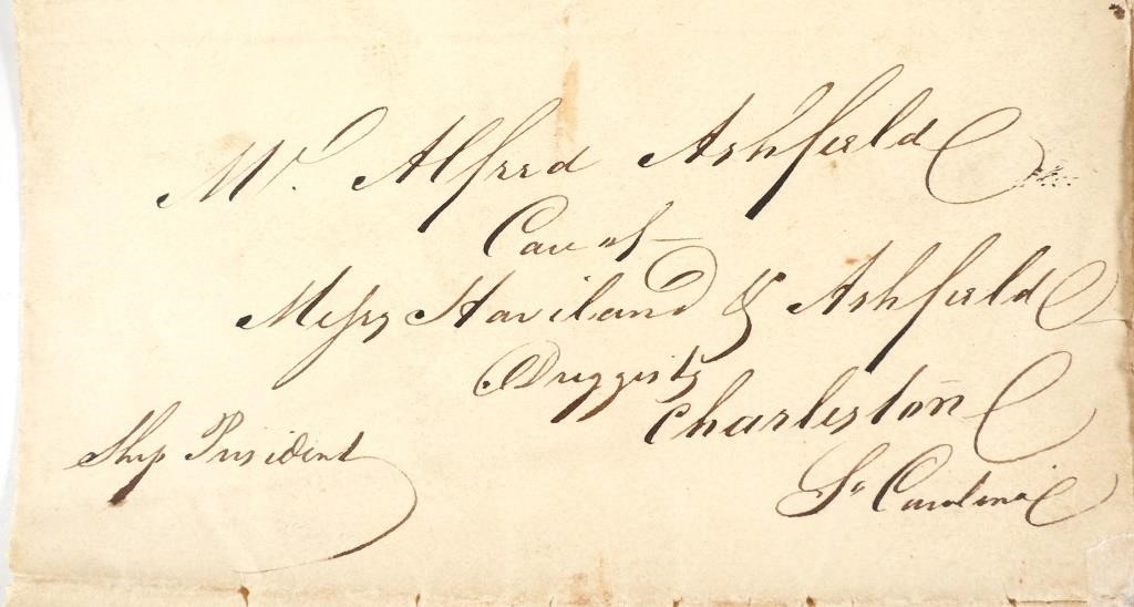 1827 LETTER TO SOUTH CAROLINA,