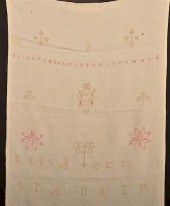 1827 PENNSYLVANIA CROSS STITCH