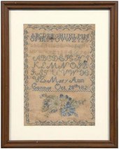1828 alphabet sampler, nine-li