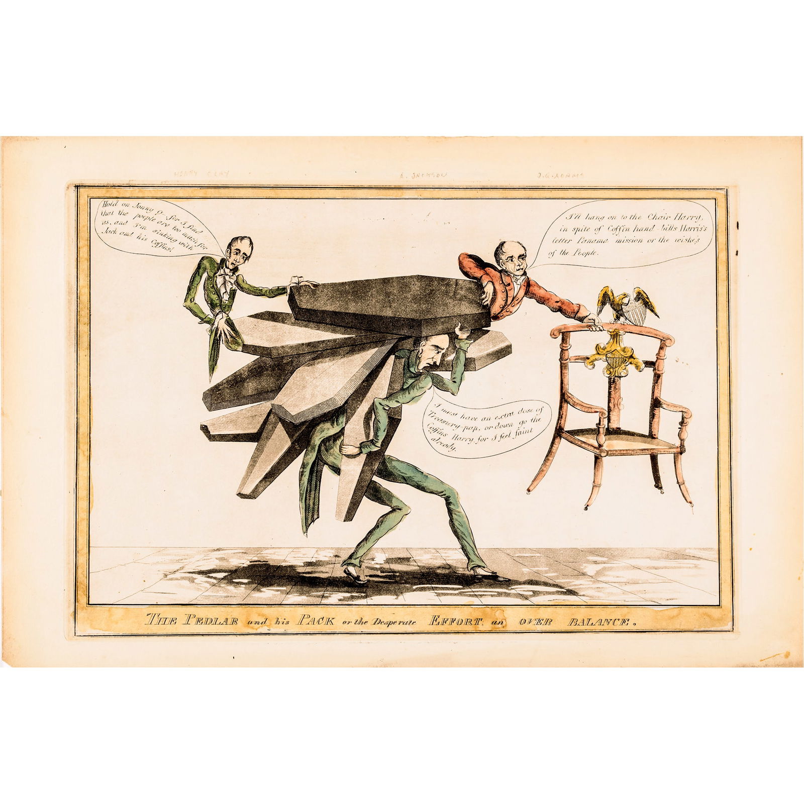1828 HENRY CLAY + J.Q. ADAMS