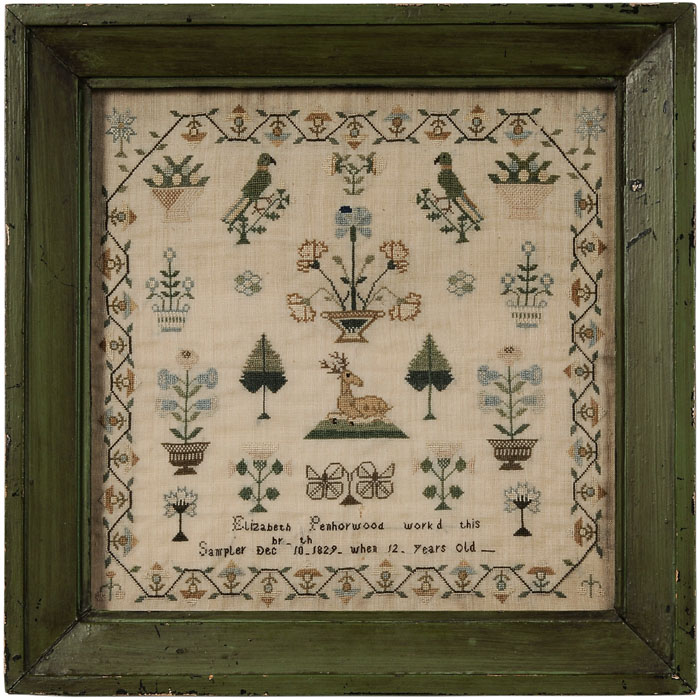 1829 Schoolgirl Needlework probably