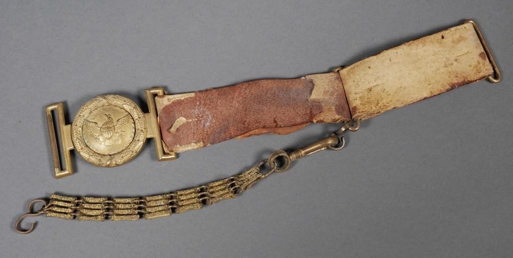 1831 EARLY FEDERAL MILITIA BELT