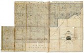1832 Georgia Gold Lottery map: