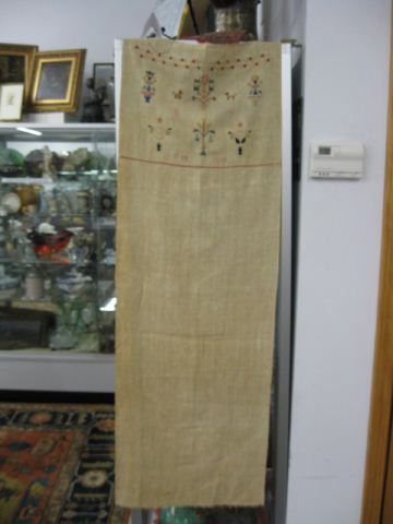 1834 Sampler Type Wall Hanging