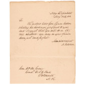1836 AUTOGRAPH LETTER SIGNED M