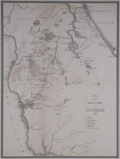 1836 FLORIDA "SEAT OF WAR" MAP