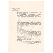 1836 TEXAS REVOLT DECREE COMMU