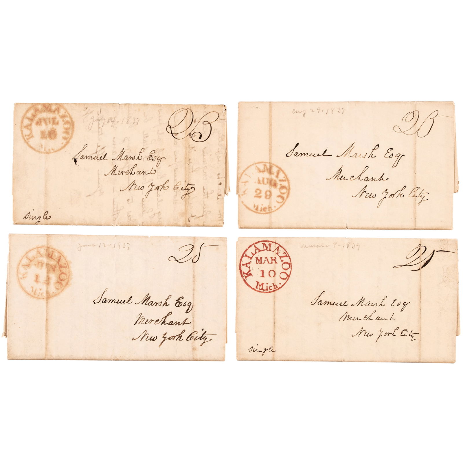 1837 COLLECTION OF FOUR