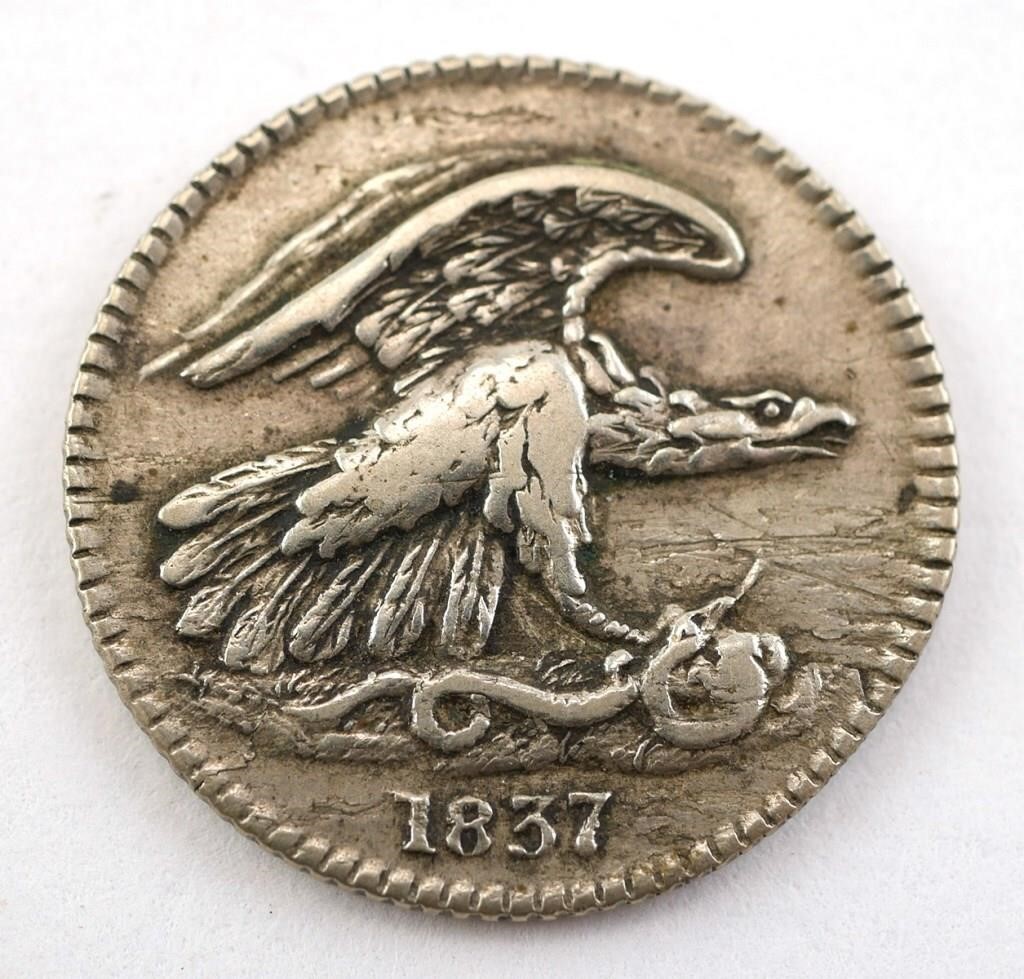 1837 FEUCHTWANGER ONE CENT TOKEN
