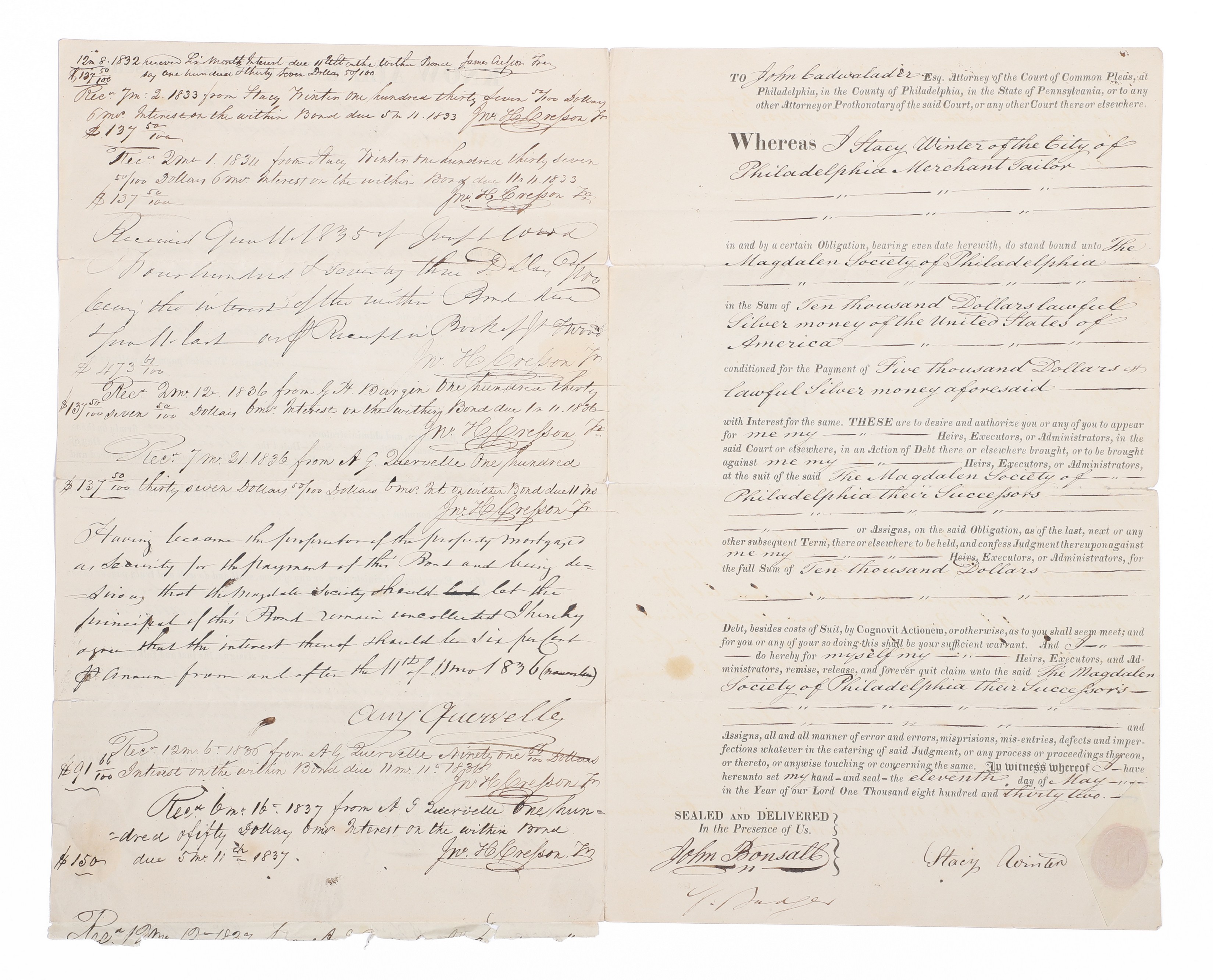 1837 Magdalen Society of