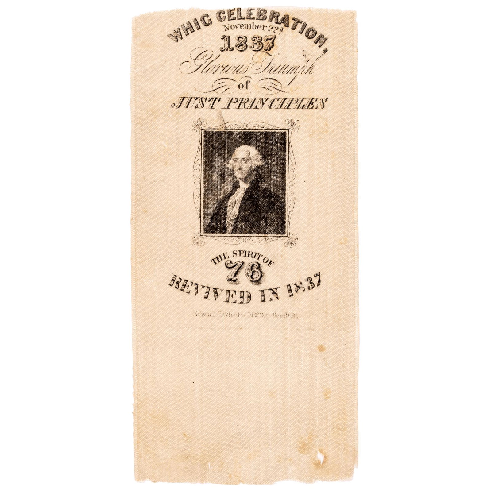 1837 PATRIOTIC GEORGE WASHINGTON