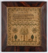 1839 ADAM & EVE SAMPLER 1839 A