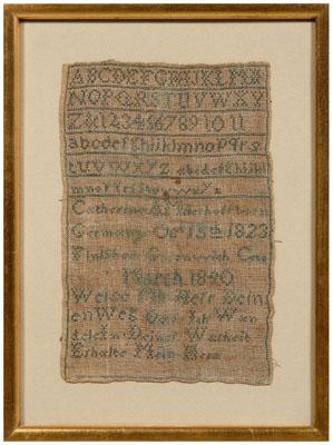 1840 German/American alphabet