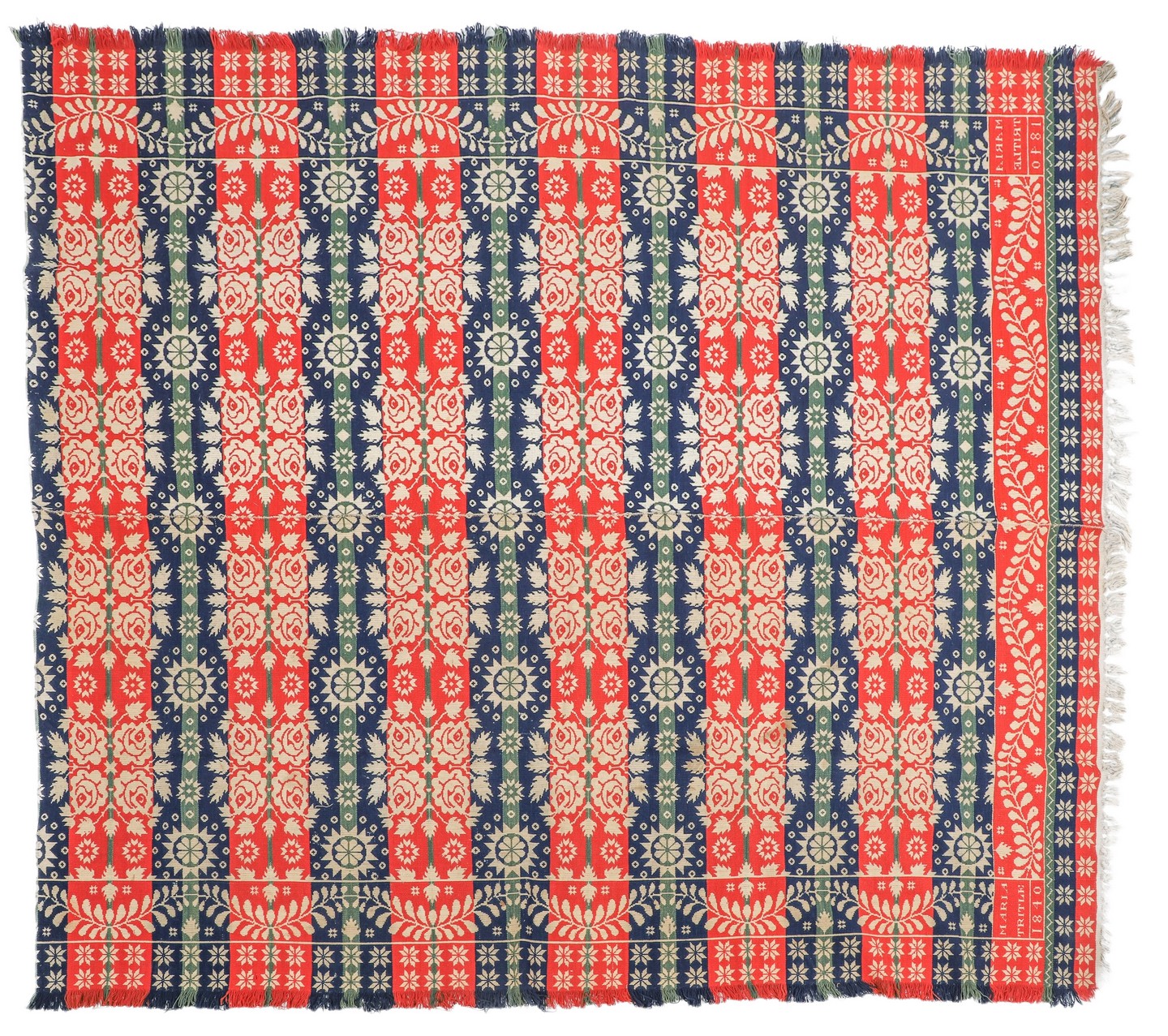 1840 PA 2-Part 4-Color Jacquard