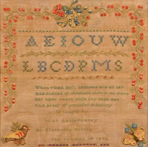 1840 SAMPLER, FINCHVILLE, KY.