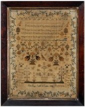 1840 verse sampler, five-line