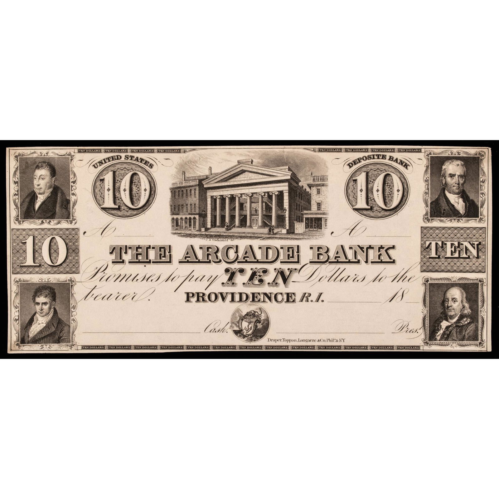 1840S ARCADE BANK, PROVIDENCE,