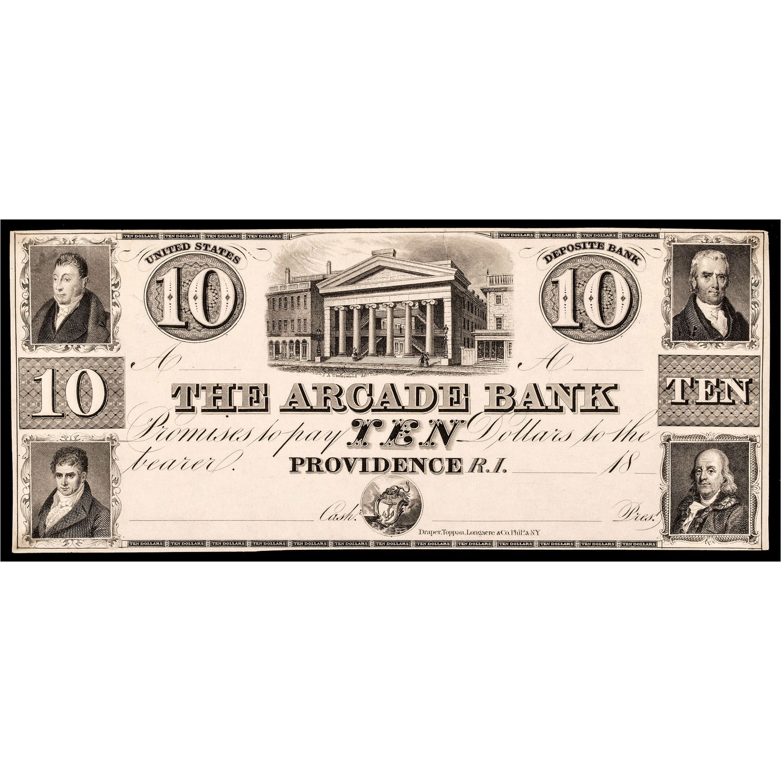 1840S ARCADE BANK, PROVIDENCE,