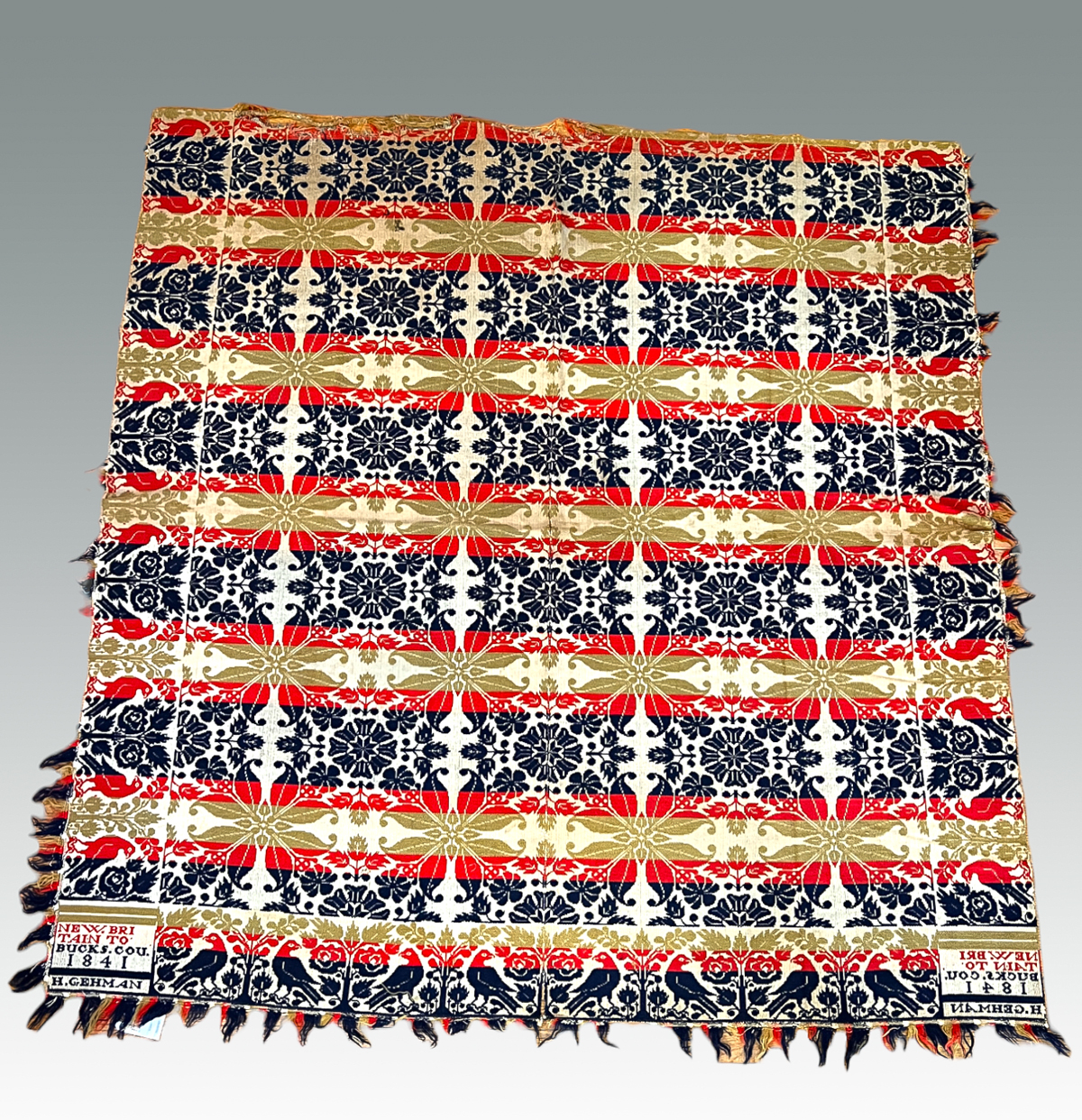1841 BUCKS COUNTY, PA JACQUARD