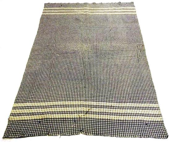 1844 overshot coverlet with
