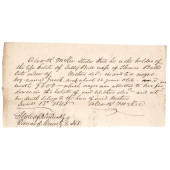 1845 ALEXANDER R. MCKEE SIGNED