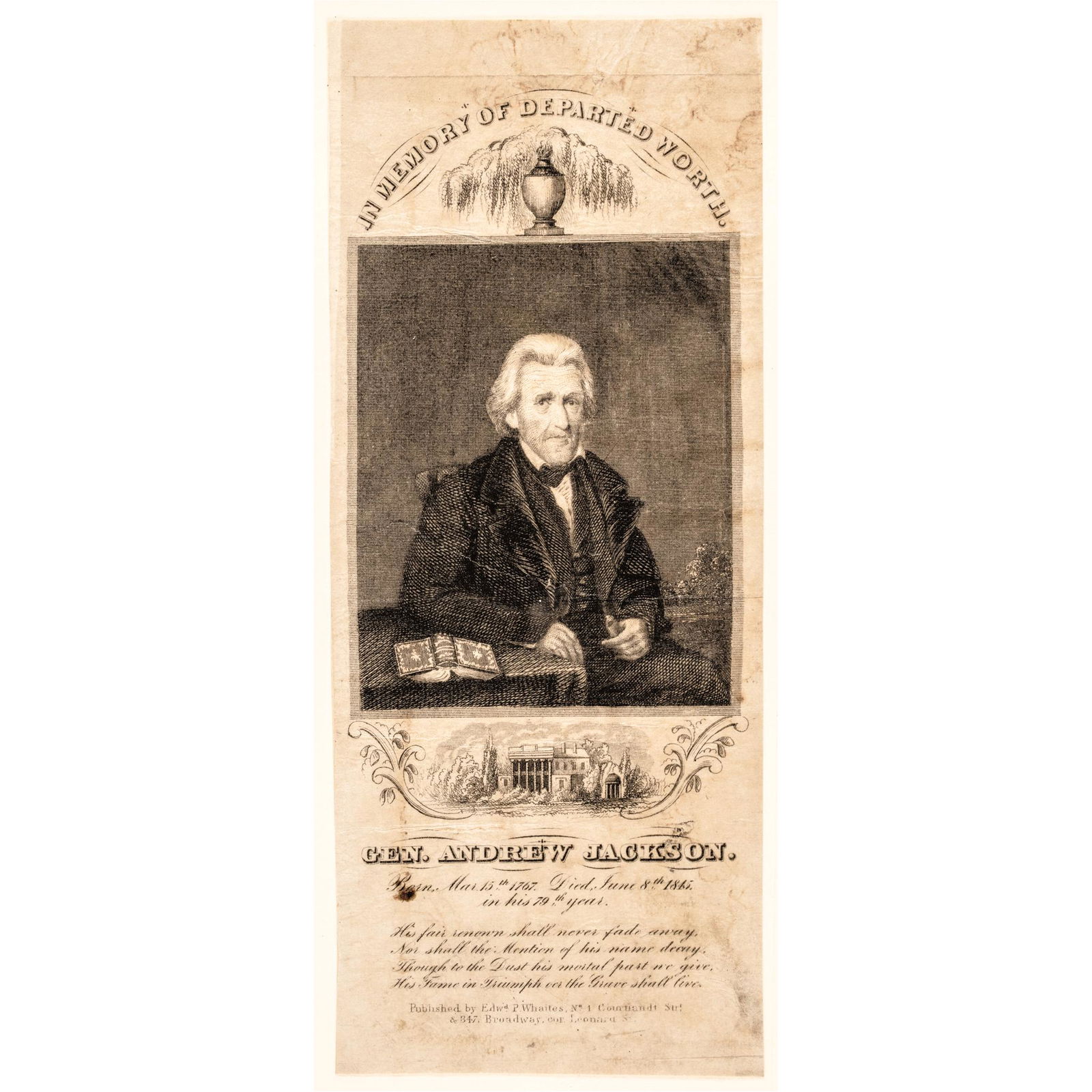 1845 GENERAL + PRESIDENT ANDREW