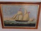 1848 BRITISH SHIP PAINTINGAnti