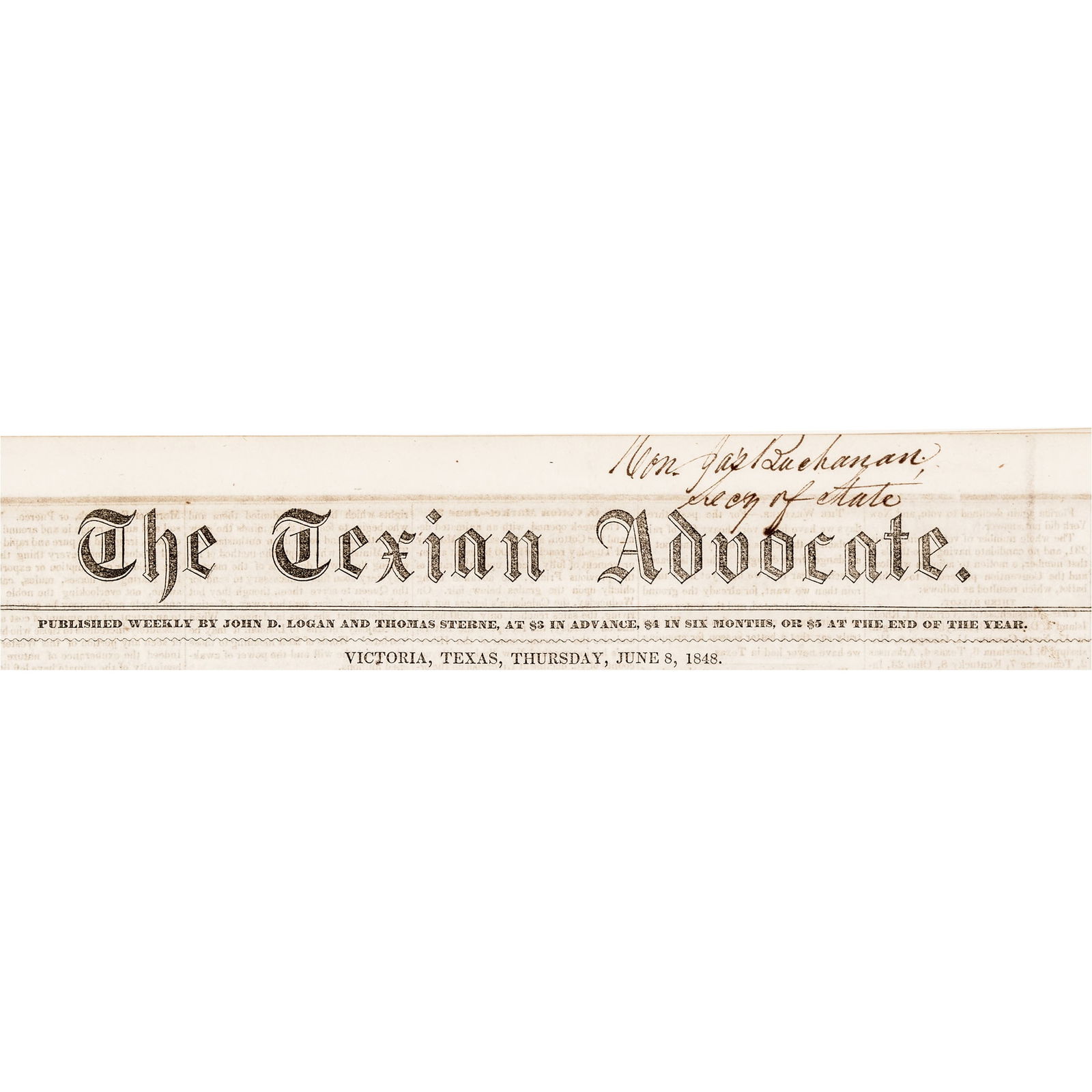 1848 NEWS FROM MEXICO. THE TREATY