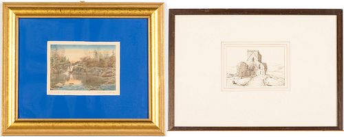1850 PEN &AMP; INK DRAWING &AMP;