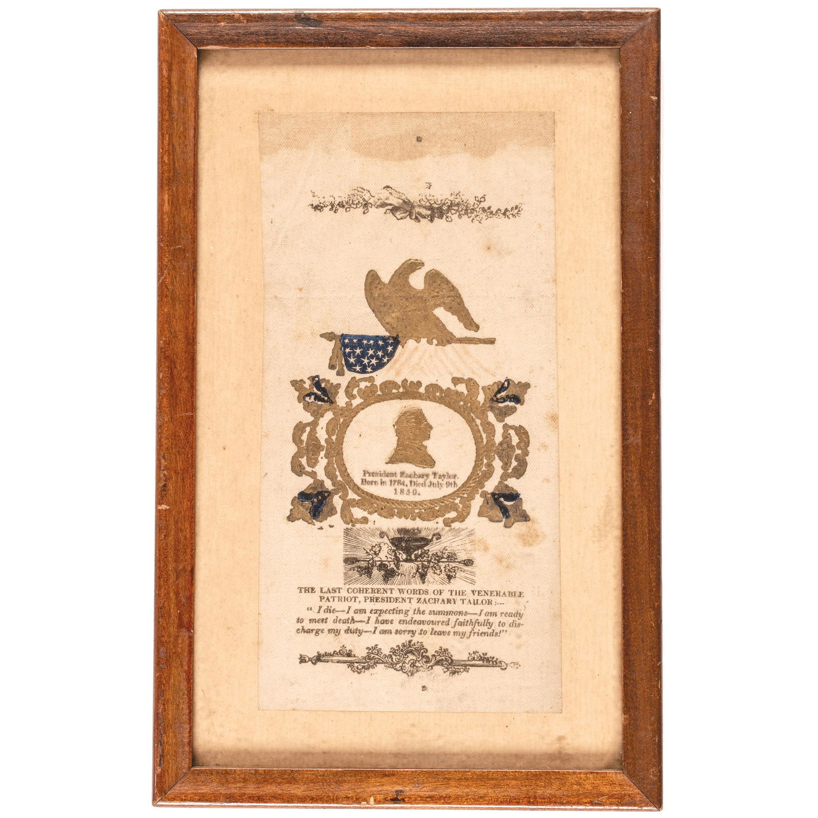1850 ZACHARY TAYLOR EMBOSSED