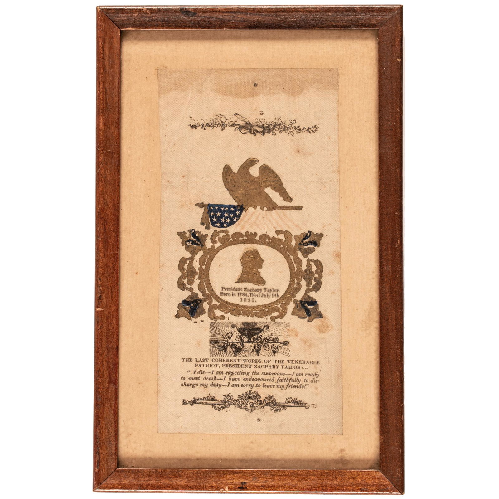 1850 ZACHARY TAYLOR EMBOSSED