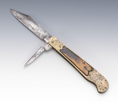 1850's Brass and Horn Two-Blade